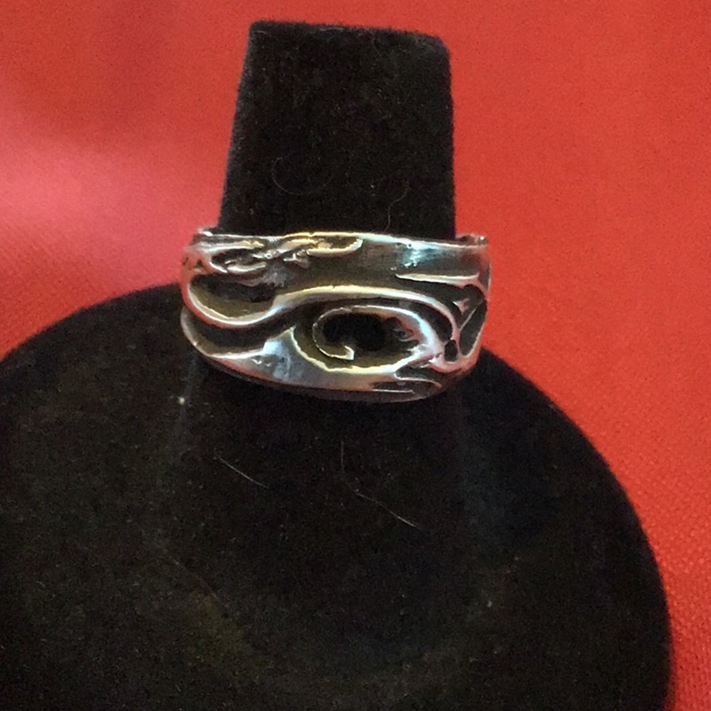 Unisex 925 Dragon ring